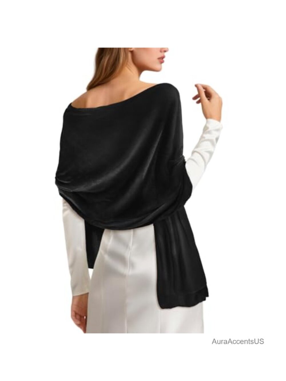 Velvet Shawl Wrap for Evening Dresses Wedding Formal Cover Up
